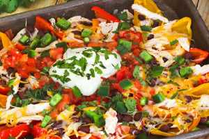 Mini Bell Pepper Chicken Nachos by Elite Training Facility