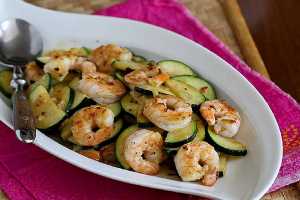 Zucchini and Shrimp Stir Fry by Elite Training Facility